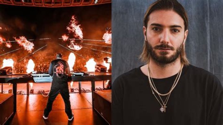 Alesso posing in his private jet.