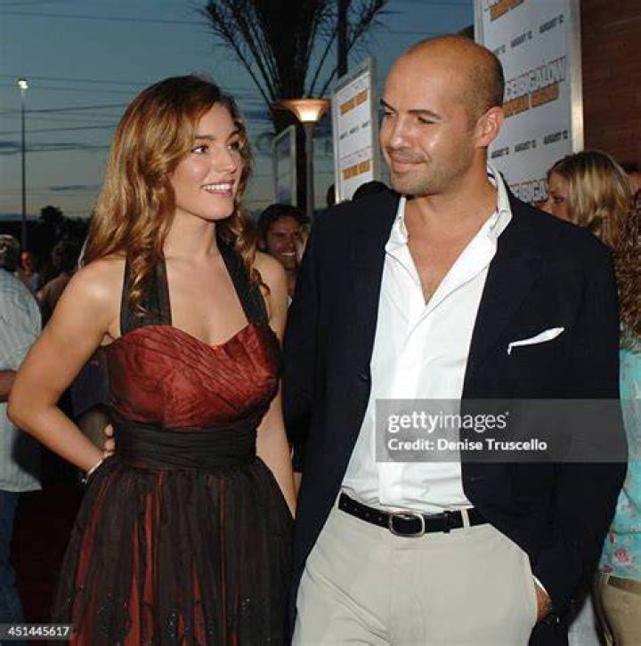 Kelly and Billy during the shoot of General Hospital
