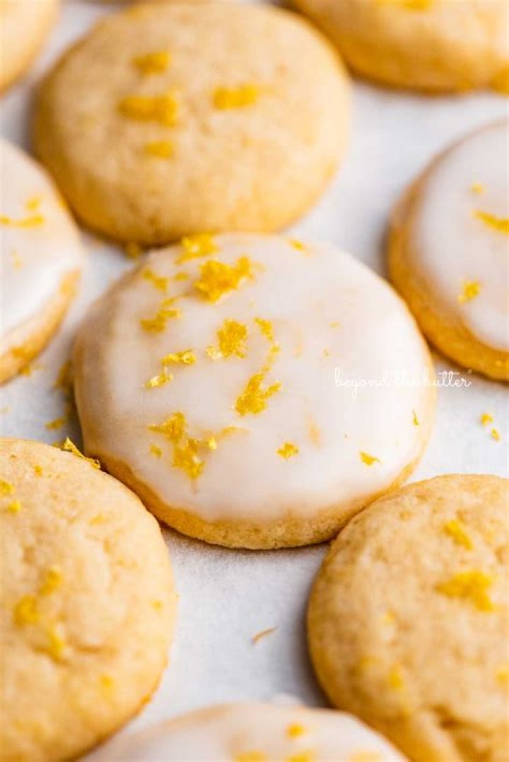 lemon shortbread cookies