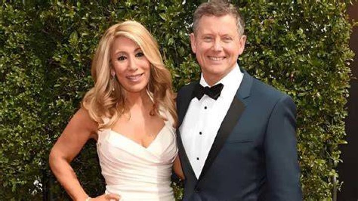 Lori Greiner with Dan Greiner photographed short after their marriage.