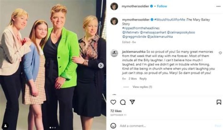 Lifetime’s Would You Kill for Me’s True Story, Explained 1 Mary Bailey Instagram 1