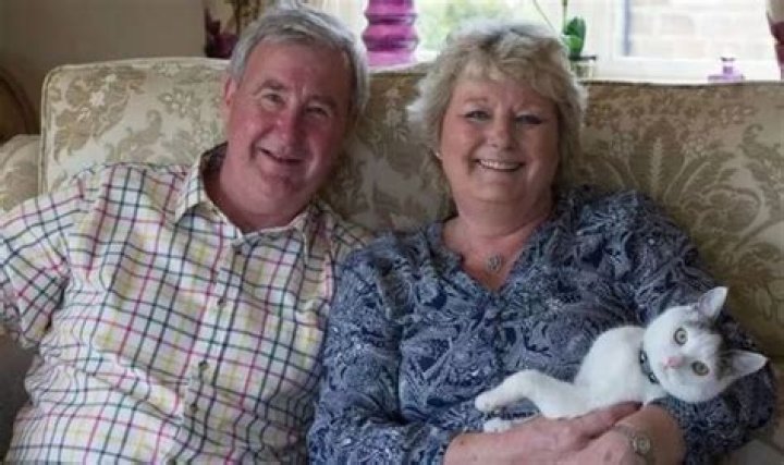 Peter Wright and his wife